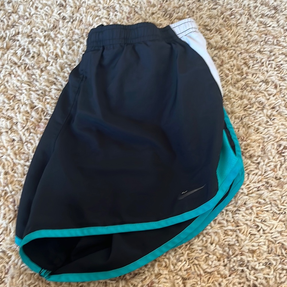 Nike blue running shorts small